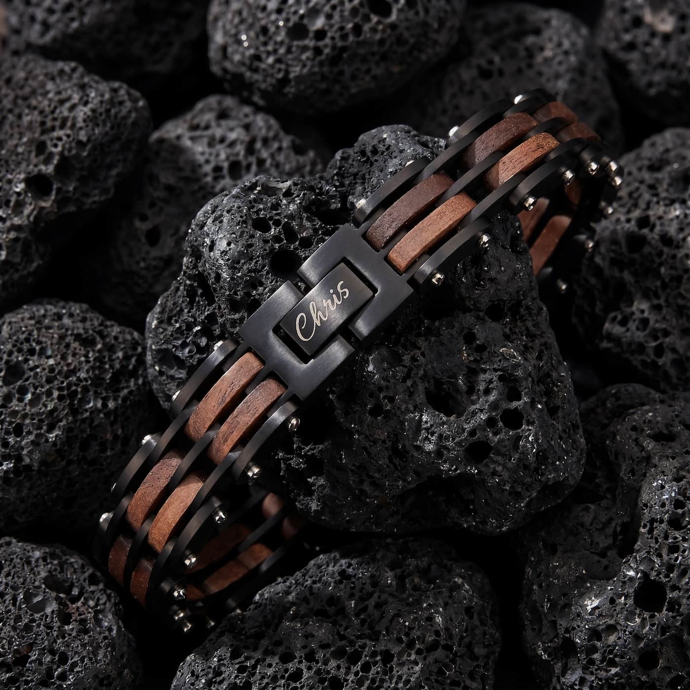 EMBER-Walnut Steel