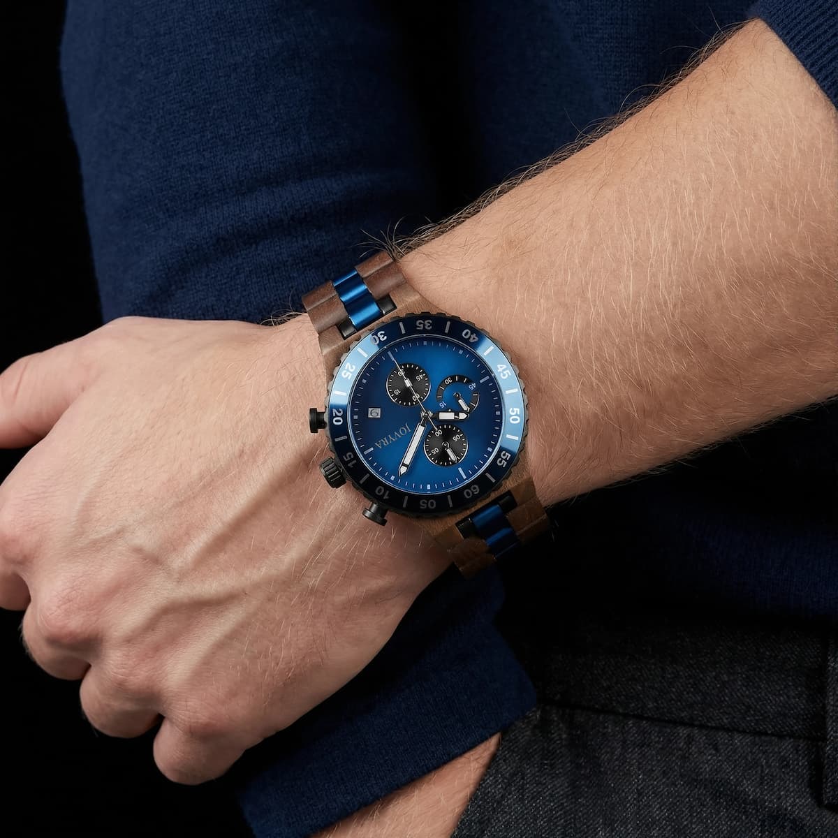 Jovyra Quartz Watch TITAN - Ocean Blue BB-Watch-GT166-3A TITAN - Ocean Blue | Jovyra