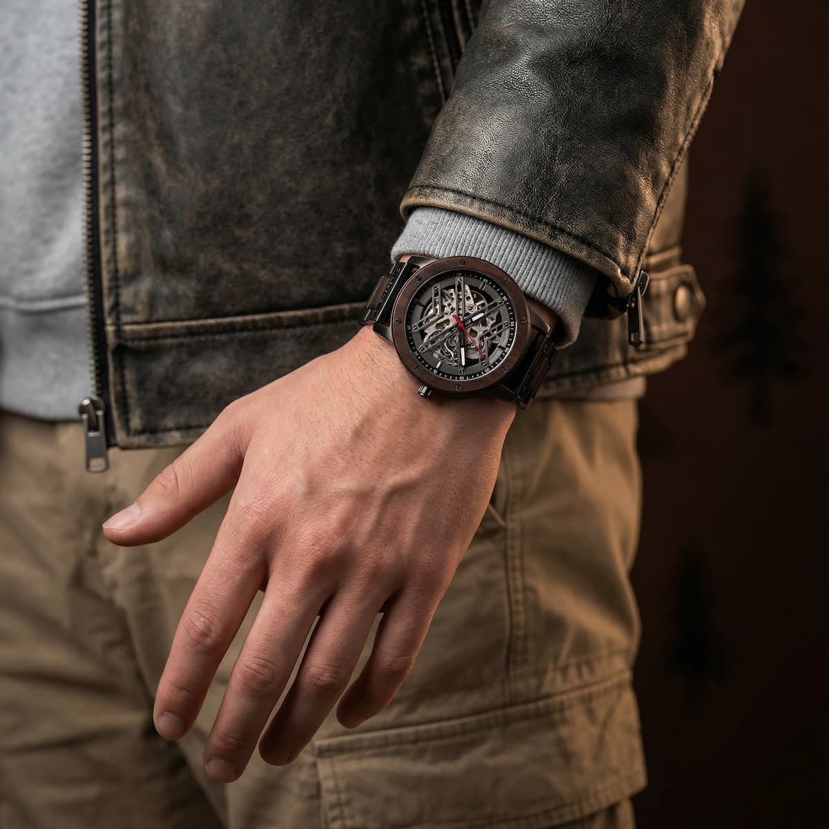 Jovyra Automatic Watch KEPLER - Obsidian Skeleton BB-Watch- KEPLER - Obsidian Skeleton | Jovyra