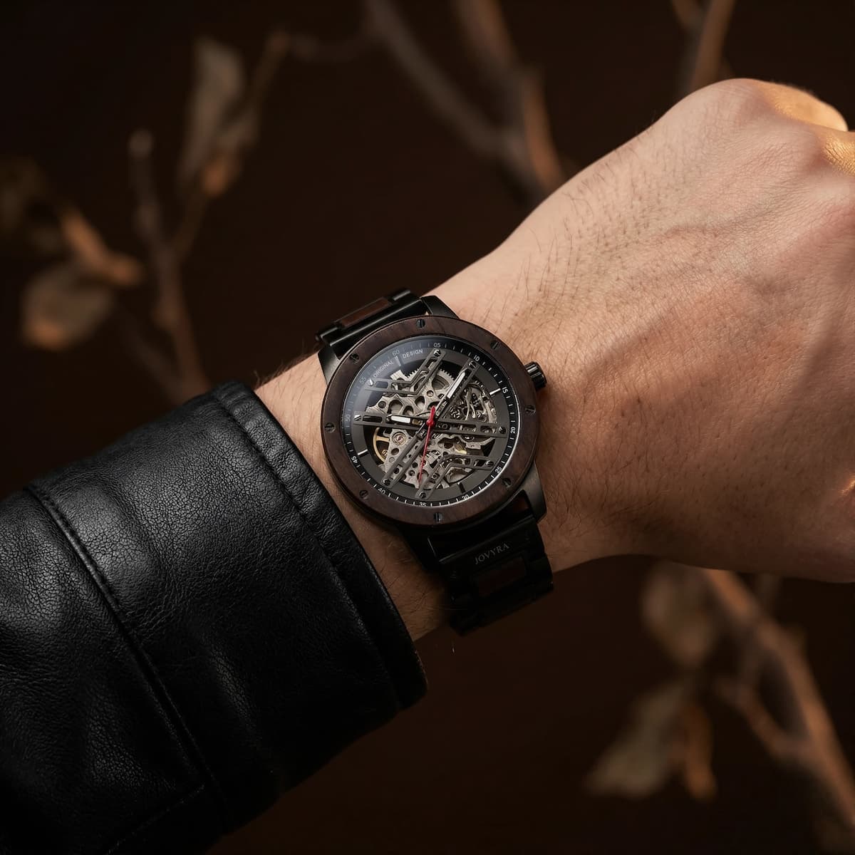Jovyra Automatic Watch KEPLER - Obsidian Skeleton BB-Watch KEPLER - Obsidian Skeleton | Jovyra
