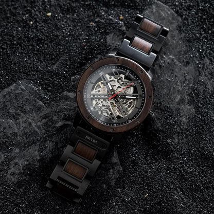 Jovyra Automatic Watch KEPLER - Obsidian Skeleton BB-Watch-GT108-1A KEPLER - Obsidian Skeleton | Jovyra