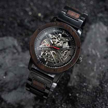 Jovyra Automatic Watch KEPLER - Obsidian Skeleton BB-Watch-GT108-1A KEPLER - Obsidian Skeleton | Jovyra