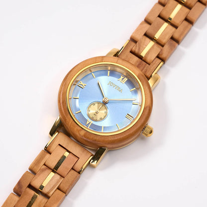 Jovyra Quartz Watch AMBER-Sky Blue DD-Watch-E36-3 AMBER-Sky Blue