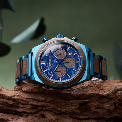 Jovyra Quartz Watch ATLAS-Ocean Steel DD-Watch-E46-2 ATLAS-Ocean Steel