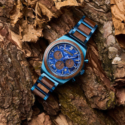 Jovyra Quartz Watch ATLAS-Ocean Steel DD-Watch-E46-2 ATLAS-Ocean Steel