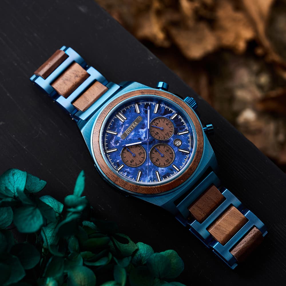 Jovyra Quartz Watch ATLAS-Ocean Steel DD-Watch-E46-2 ATLAS-Ocean Steel