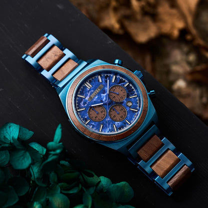 Jovyra Quartz Watch ATLAS-Ocean Steel DD-Watch-E46-2 ATLAS-Ocean Steel