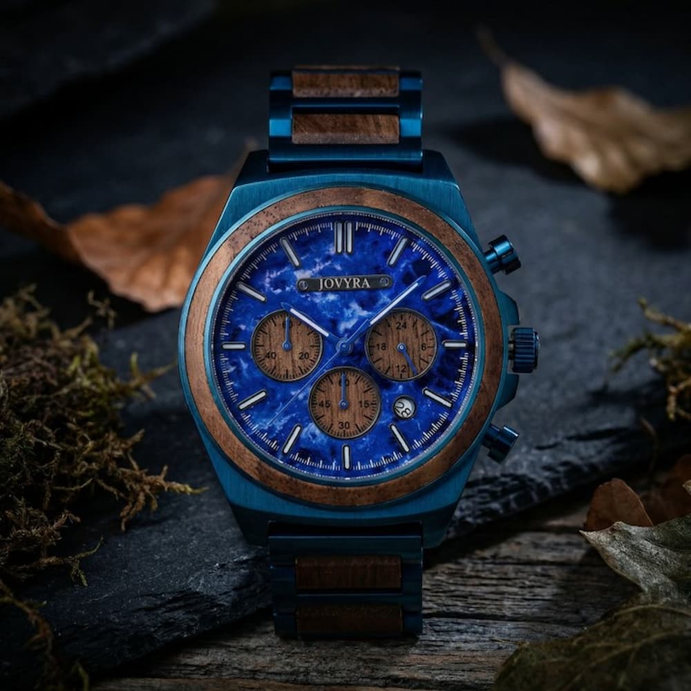 Jovyra Quartz Watch ATLAS-Ocean Steel DD-Watch-E46-2 ATLAS-Ocean Steel