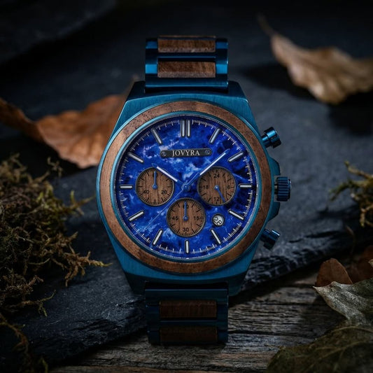 Jovyra Quartz Watch ATLAS-Ocean Steel DD-Watch-E46-2 ATLAS-Ocean Steel