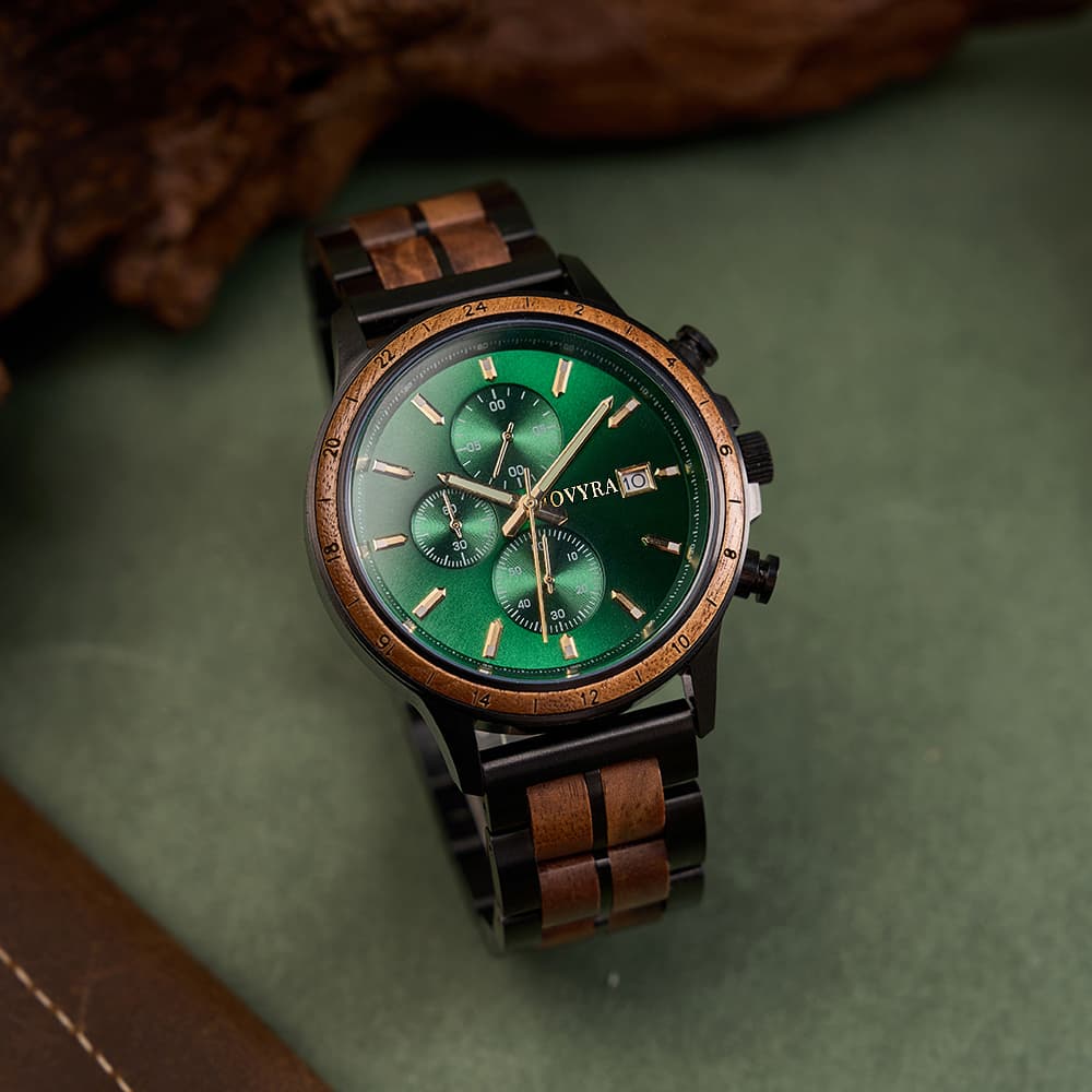 Jovyra Quartz Watch ORION-Emerald Route DD-Watch-E39-1 ORION-Emerald Route