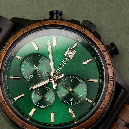 Jovyra Quartz Watch ORION-Emerald Route DD-Watch-E39-1 ORION-Emerald Route