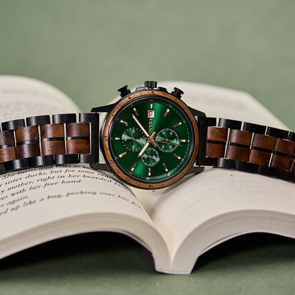 Jovyra Quartz Watch ORION-Emerald Route DD-Watch-E39-1 ORION-Emerald Route