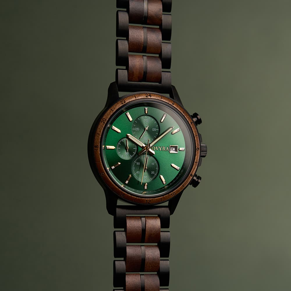 Jovyra Quartz Watch ORION-Emerald Route DD-Watch-E39-1 ORION-Emerald Route