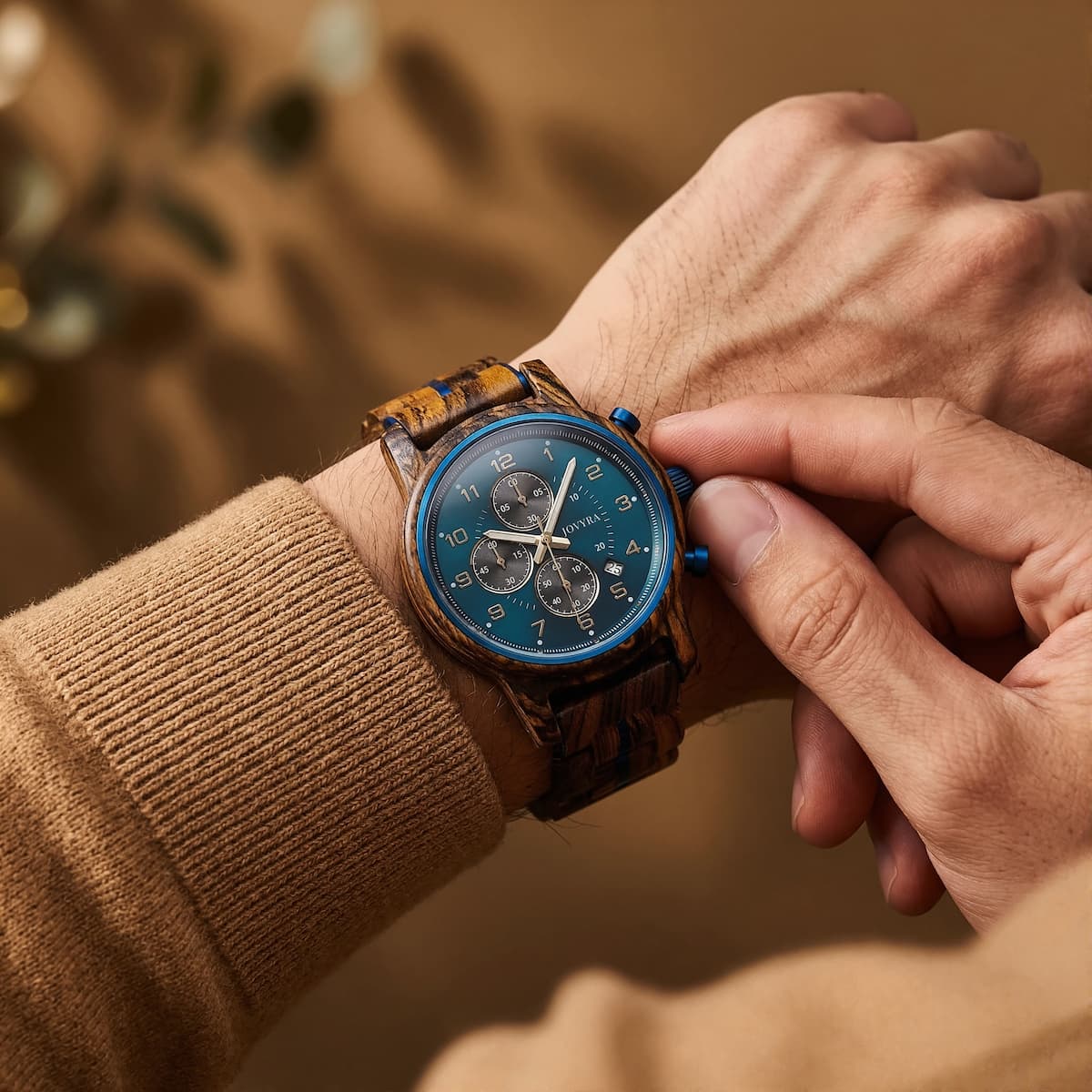 Jovyra Quartz Watch PULSE - Teal Field BB-Watch PULSE - Teal Field | Jovyra