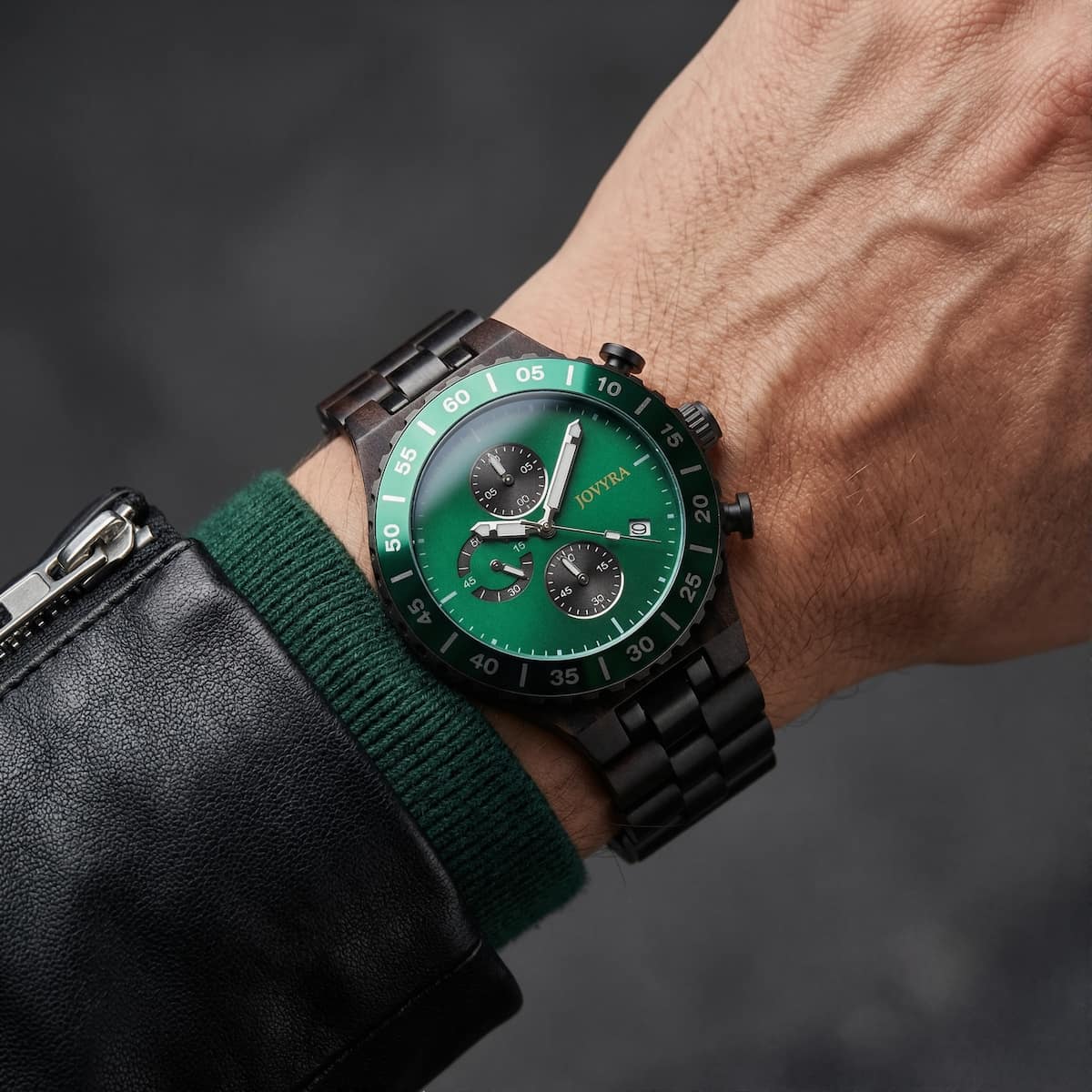 Jovyra Quartz Watch TITAN - Emerald Steel BB-Watch TITAN - Emerald Steel | Jovyra