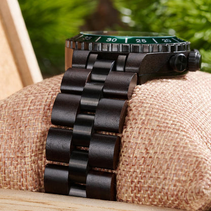 Jovyra Quartz Watch TITAN - Emerald Steel BB-Watch