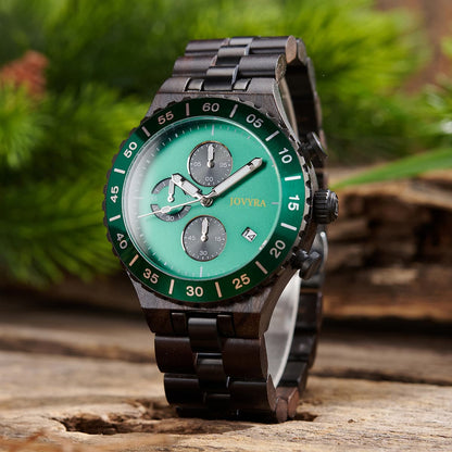 Jovyra Quartz Watch TITAN - Emerald Steel BB-Watch