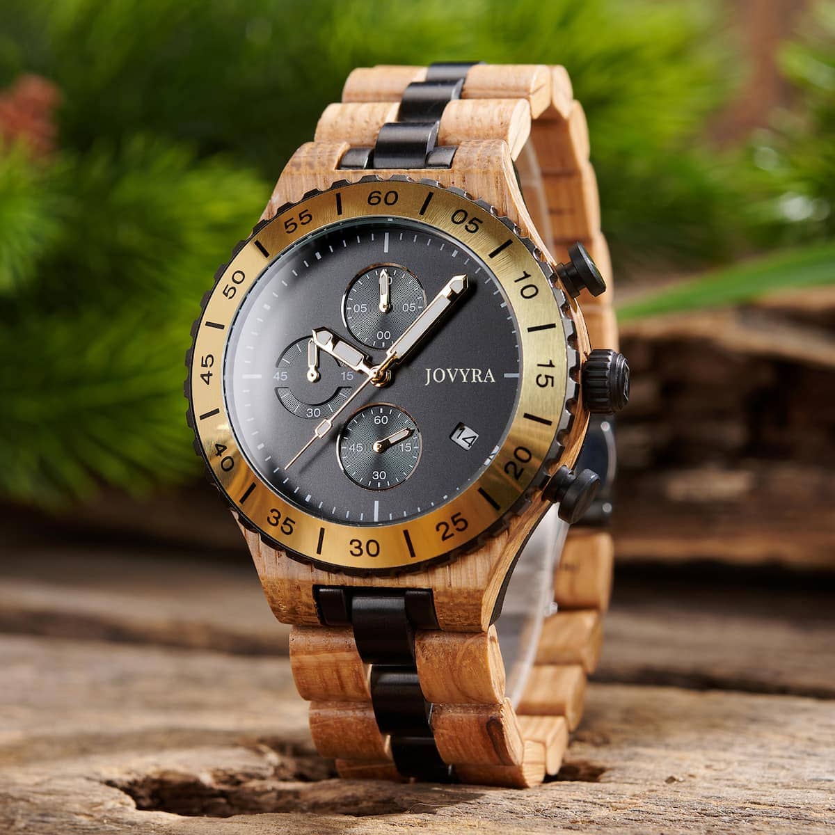 Jovyra Quartz Watch TITAN - Gold Contrast BB-Watch-GT166-4A TITAN - Gold Contrast | Jovyra