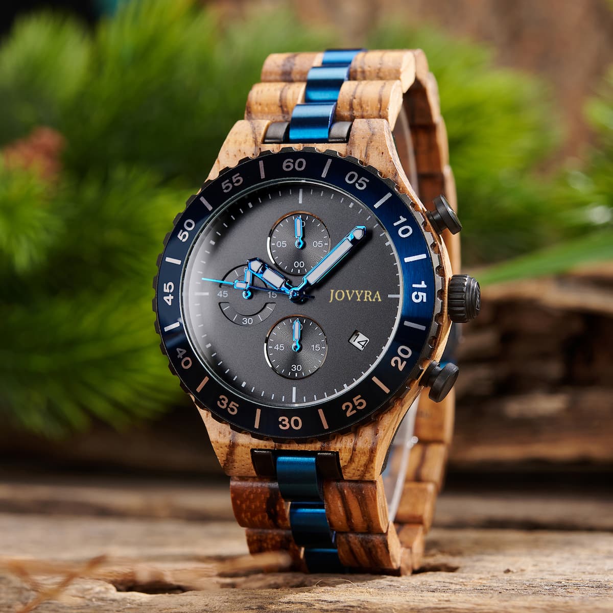 Jovyra Quartz Watch TITAN - Obsidian Core BB-Watch