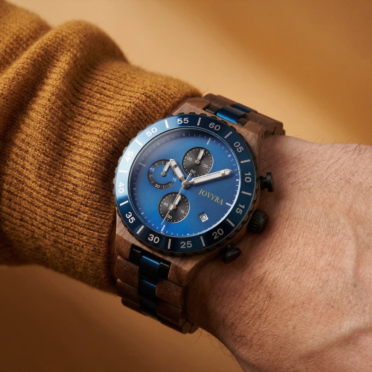 Jovyra Quartz Watch TITAN - Ocean Blue BB-Watch- TITAN - Ocean Blue | Jovyra