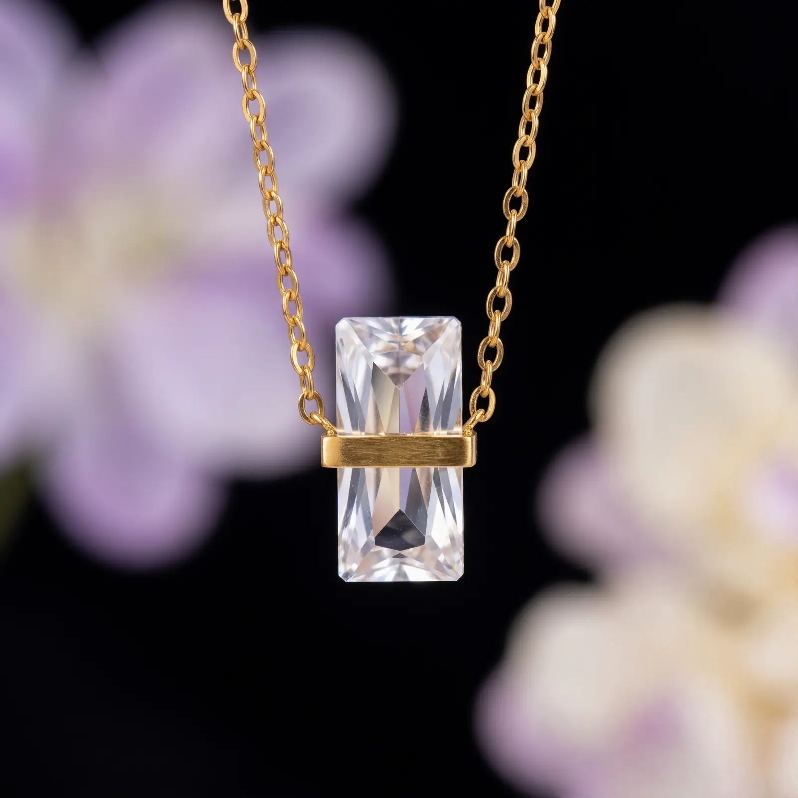 Diamond Birthstone Pendant Necklace, product detail view 6.